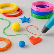 PCL 3D Printing Pen Filament Consumables, Suitable For Low-Temperature Printing, 1.75mm Diameter, 10 To 30 Random Colors Available, Not Easy To Clog The Nozzle, Made Of Corn Starch, Low-Temperature Compare To PLA. - View 4