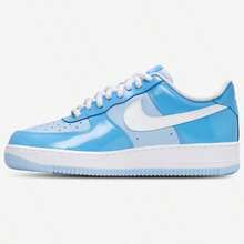 Nike Air Force 1 '07 LV8 Edge Men's Casual Sneakers Safety Orange/White HV9405-800 | Court-To-Street Style, Iconic Silhouette - 藍白色 - 查看 1