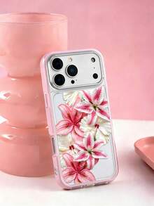 Ốp điện thoại viền hồng họa tiết hoa ly, tương thích với iPhone 13/15/16/17pro/17/14/17/15pro/15 Plus/15 Promax/7plus/8plus/X/Xs Max/Xr/11pro/12pro/13pro/14pro/12mini/13mini/11promax/12promax/13promax/14promax/14plus/17pro Max/17Air/6/6s Plus/7/8/16Pro/16plus/16promax/Se2/17promax & Tương thích với Samsung Galaxy A54/A14/A12/A13/A15/A32/A33/A24/A52S/S20/S21/S22/S23/S24/S23Plus/S24Ultra/S25/A15/A33/A23/A07/A17/S26/A56/A57 - Nhiều màu - Xem 6