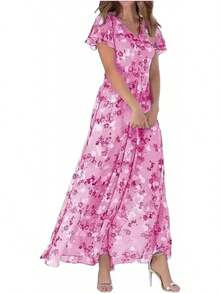 Women Long Dresses - 橘色 - 查看 10