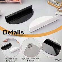 2 Pcs Hair Extension Holder Acrylic Hair Color Rack Display Hair Extensions Stand Organizer Portable Storage Wig Holder - Multicolor - View 2
