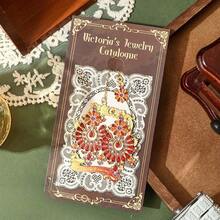 Dấu trang kim loại cổ điển retro, thẩm mỹ, sáng tạo, kẹp trang Victoria Jewelry Illustrated. - Kiểu 1 - Xem 15