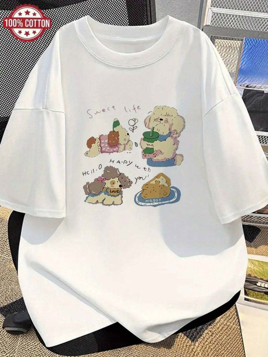 Women T-Shirts - White - View 1