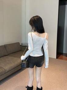 Women Tops - Grey - View 4