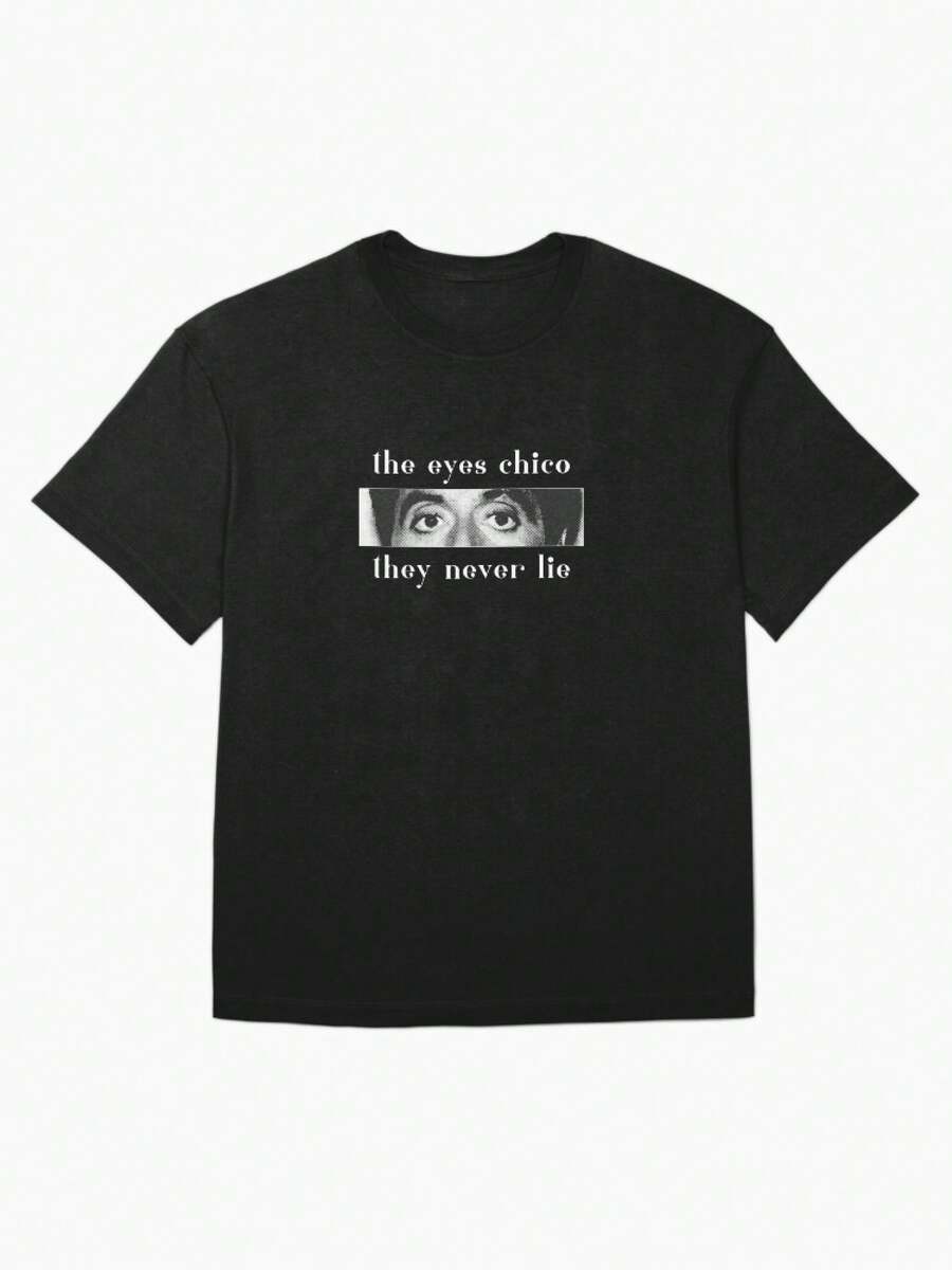 Men T-Shirts - 黑色 - 查看 1
