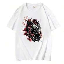 Camiseta de manga corta para mujer, estilo japonés, de algodón puro resistente, con estampado retro de flor de cerezo, 6XU1. Adecuada como regalo. playera de mujer. blusas>elegantes. boho chic,Top de mujer suave, transpirable y cómodo, ideal para primavera, verano y otoño, perfecto para vacaciones, viajes y uso diario. - Blanco - Ver 7