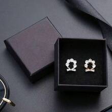1/12pcs 20pcs Elegant Versatile Jewelry Gift Boxes, Perfect For Earrings, Rings, Necklaces And Pendants - Ideal For Holiday Gifts, Christmas, Valentine's Day And Back To School Celebrations, Ensuring Your Gifts Shine With Fashion And Sophistication, Suitable For Any Occasion And Special Moment. - Black - View 19
