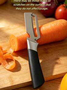 1pc Stainless Steel Plastic Handle Peeler, Multi-Function Bottle Opener With Forged Blade - For Peeling, Slicing Fruits And Vegetables | Perfect For Home Cooks And Chefs, Vegetable Slicer | Stainless Steel Blade - Forged Blade, Fruit Peeler - Multicolor - View 13
