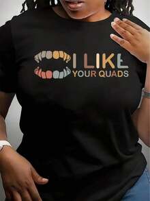 Suave, transpirable y ligero para comodidad durante todo el día. Camiseta divertida "Me gustan tus cuádriceps", camiseta de dentista, regalo para higienista dental, regalo para asistente dental, camiseta retro de dentista. Cuello redondo clásico con un corte relajado que favorece todas las formas del cuerpo y es fácil de combinar con jeans, pantalones cortos y leggings. - Negro - Ver 10