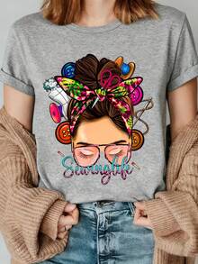 1 camiseta con temática de costura, regalo de patchwork, camiseta con temática de mamá, camiseta de sastre a la moda con pañuelo para la cabeza, camiseta para entusiastas de la costura, ropa de mujer económica y bonita, ropa de mujer con hermosas curvas, atuendo para fiesta de disfraces, atuendo de cosplay, atuendo de club para mujer, 100% algodón de 180g. - Blanco - Ver 9