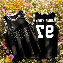 K-Pop BTSS Jung Hook Basketball Jersey For Men And Women Jung Hook Top Tee T-Shirt, Retro World Tour 2026 Merch Gifts, Bangtan Come Back Basketball Jersey Tee Gift, Elegant Party Men And Women's Tee, Ideal For Travel, Home Wear, Parties & Casual Wear For Adults - V-95 - 查看 2