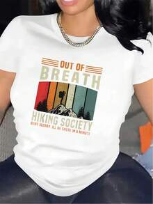 Mexican Short Sleeve T-Shirt For Hiking Enthusiasts | Lightweight, Durable Design With Outdoor Adventure Graphic, Perfect For Nature Walks And Travel, Comfortable Fit For All-Day Wear In Any Setting, Crew Neck, Medium Stretch Fabric Summer Fashion Cotton T-Shirt - 白色 - 查看 12