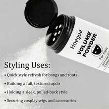Hoegoa 40G/ Men's Volume Hair Powder, Non-Washable, Fluffy, Fresh-Smelling, Oil-Control, Long-Lasting Styling, Strongly Stylizing Hair Products, Must-Have For Travel, Father's Day Gift. - 白色 - 查看 8