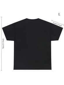 Dear Parents, Take Note: Summer T-Shirt For School Bus Drivers For The Last Day Of School. Fun T-Shirt With A School Bus And Palm Tree Print. Loose Fit, Casual Crew Neck. Black With Colorful Prints. Suitable For Adults, Unisex. Short-Sleeved Printed T-Shirt For Summer 2025. - 黑色 - 查看 3