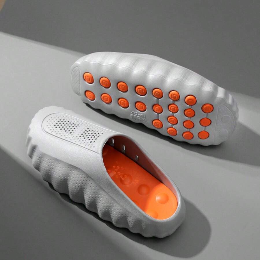 MIND001 Men Fashion Casual Athletic Shoes, Soft Sole Comfortable All Match Daily Walking Sports Sneakers - trắng - Xem 1