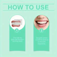 Decorative Dental Veneer Set Natural Realistic False Teeth Perfect Gum Fit Comfortable Wear With Tweezers And Storage Box Ideal For Teeth Beauty - Natural Color - View 5