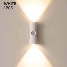 1/2/4pcs Dimmable Magnetic LED Night Light, Infrared Sensor + USB Rechargeable Wall Lamp, Smart LED Sensor Wall Light, 3-Color Dimmable, Wireless LED Wall Lamp Suitable For Stairs, Bedroom, Hallway, Kitchen, Cabinet, Yard, Room Decor, Bedroom Decor, Home Decor, Christmas, Halloween Decoration - Multicolor - View 20
