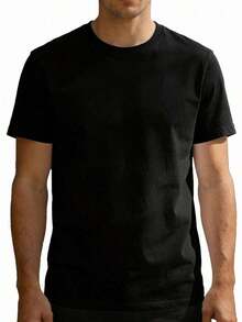 Men's Plus Size T-Shirt With Angry Duck Video Game Design - Funny Black T-Shirt With Yellow Duck Wearing Headphones And Controller - Perfect Gift For Gamers And Video Game Enthusiasts - 黑色 - 查看 4