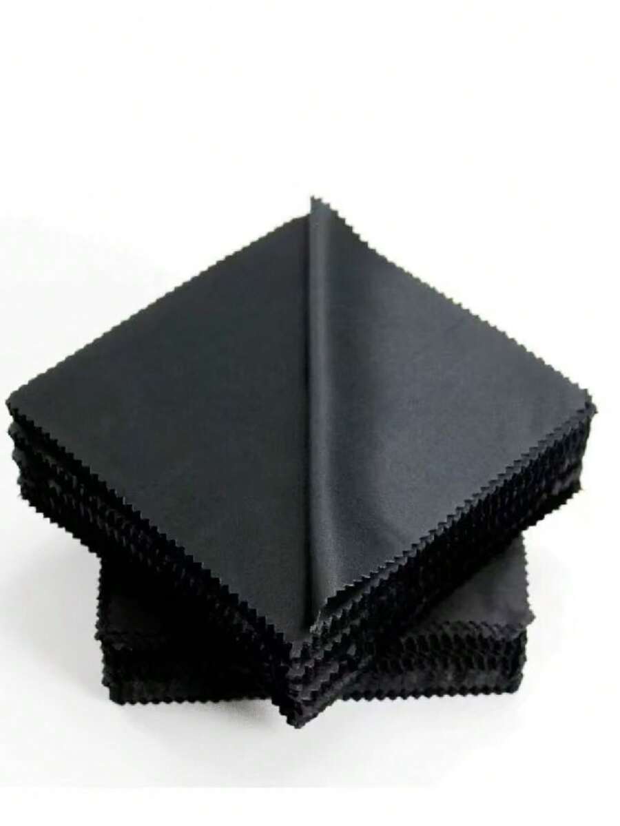 5/50 Set. Dimensions: 8*8Ultra-Fine Fiber Glass Lens Cleaning Cloth, Suitable For Wiping Phone Screens, Jewelry, Pianos, Lenses, Watches, And Other - Multicolor - View 1