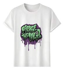 Tshirt Muscle Freaks  Gothic Style T-Shirt - 白色 - 查看 6