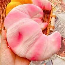 1 món đồ chơi bóp hình bánh mì thực tế, đồ chơi bóp bánh mì mềm mại, đàn hồi chậm giúp giảm căng thẳng, đồ chơi thư giãn cơ bắp cho người lớn, thích hợp sử dụng trong văn phòng. - Nhiều màu - Xem 12