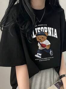 Camiseta de manga corta de color sólido suave para mujer, transpirable para el verano. - Blanco - View 8