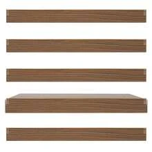 LYNICESHOP 33x16in Wire Rack Cover Set, 5 PCS Shelf Covers Wire Rack Cover, Wood Grain PVC Shelf Liner, Cabinet Organizer For Store Pantry, Cabinet Bathroom, Kitchen Shelving (Dark Wood Color, 33x16in) Holiday Gift (US Stock) Faster Delivery - Dark Wood Color - View 5