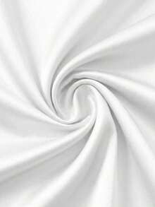 Nuevo vestido de mujer elegante y ceñido con cuello alto brillante, sin mangas, cintura plisada y asimétrico - Blanco - Ver 4