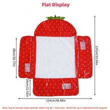 1 pieza Hamaca inflable plegable para adultos, flotador de frutas para nadar, flotador de agua simple, adecuado para adultos para la piscina, la playa y otras actividades acuáticas. Presenta un flotador de piscina multifuncional de PVC, una silla de salón y capacidades de deriva - Multicolor - Ver 3