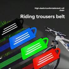 Reflective Cycling Strap, High Visibility Night Riding Safety Warning, Elastic & Adjustable Leg Band To Prevent Pants From Getting Caught In Wheels, Suitable For Cycling, Night Running, Commuting, Unisex Cycling Accessory - Reflective Cycling Cable Ties - View 4