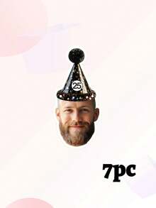 7/14/21pcs Banner Foto Wajah yang Dipersonalisasi, Banner Topi Pesta Kustom untuk Wajah, Banner Kepala Kustom yang Menyenangkan untuk Perayaan Ulang Tahun/Ulang Tahun Pernikahan, Banner Topi Pesta yang Dipersonalisasi untuk Dekorasi Banner Keluarga yang Menyenangkan - MultiWarna - View 18