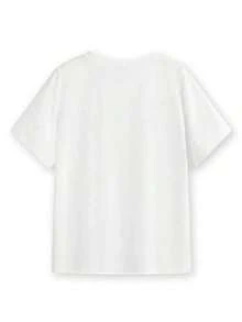 Camisetas Casuales Y2k para Mujer, Estampado Gráfico de Frutas, Estilo Vintage, Holgadas, Ropa Costera, Moda Estética - Blanco - Ver 3