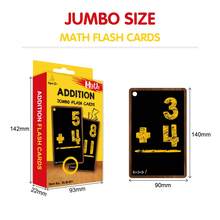 1 pieza Tarjetas de Matemáticas Estilo Pizarra Grande para Niños, Tarjetas de Práctica de Suma, Resta, Multiplicación y División, Ayudas de Enseñanza para el Hogar y el Aula - Multicolor - Ver 9