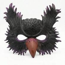 1pc Owl Mask For Holiday Party, Animal Mask Costume Prop For Carnival Party - Multicolor - View 6