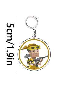 Mbti Keychain MBTI 16 Personalized Goods Acrylic Keychain School Bag Strap Accessory Character Gift Cute Keychain - Multicolor - View 5