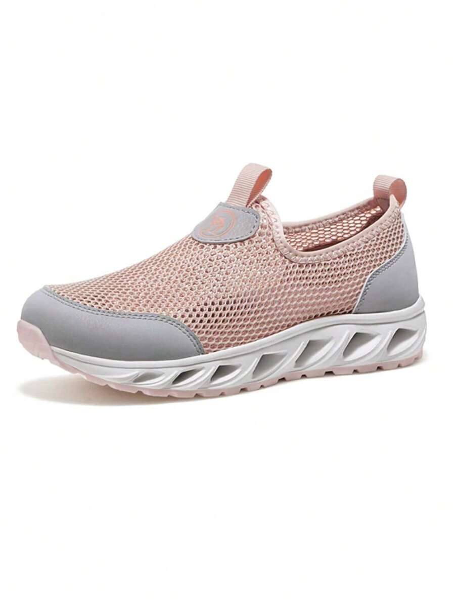 CAMEL CROWN Women's Running Shoes Autumn New Style Anti-Slip Comfortable Versatile Jogging Sports Shoes - Light Pink - View 1