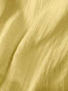 de tirantes de unicolor casual de talla grande, verano - Amarillo - Ver 3
