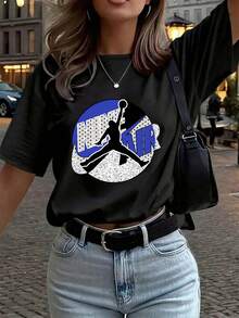 Women T-Shirts - Black - View 6