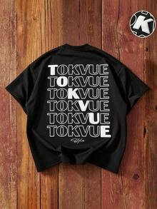 Camiseta de manga corta con estampado floral en relieve, estilo urbano, para hombres y mujeres, adecuada para actividades al aire libre, festivales de música, uso diario y reuniones con amigos. - Negro 5 - Ver 8