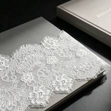 3m/Pack Soft Double-Sided Lace Trim Embroidered Fabric, Suitable For Bridal Veil, Blouse, DIY Sewing, Curtain, Tablecloth, Home Decor - Multicolor - View 10