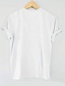 Women's Essential Summer Casual T-Shirt, Vintage Style With Frog Soup Pot Print, Round Neck, Short Sleeve, Soft Cotton For Everyday Wear - 白色 - 查看 3