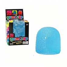 Textured NeeD0h Gumdrop Squishy Toy, Super Solid Slow Rebound Stress Ball, Bumpy Surface Sensory Fidget For Anxiety Relief,  Soft Squeeze Toy For All Ages, Cute Gummy Candy Shaped Desk Toy - 彩色 - 查看 6