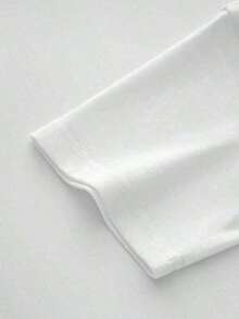 100% Cotton, 1 Piece. Women's T-Shirt, 100% Cotton TRAKAS HDSPM BELICO, Thick 220g Cotton T-Shirt For Women (1 Piece). 100% Cotton. Women's Simple Solid Color T-Shirt, Loose And Slim Fit Casual Short Sleeve - 白色的 - 查看 5