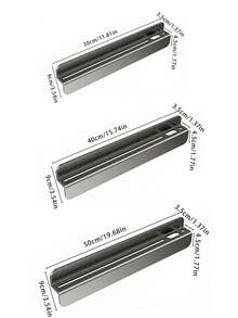 Stainless Steel Wall‑Mounted Knife Storage Rack, No‑Drill Integrated Kitchen Knife Holder. Space‑Saving Wall‑Mounted Design Keeps Countertops Neat Without Wall Damage, Great For Home, Apartment And Rental Kitchen Use. - Multicolor - View 11