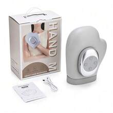 Hailicare Wireless Electric Hand Massager With Heating And Air Compression, 3 Modes, 3 Intensities, 3 Heating Levels, Suitable For Wrist, Finger And Palm Massage, Helps Relax Muscles - Light Grey - View 11