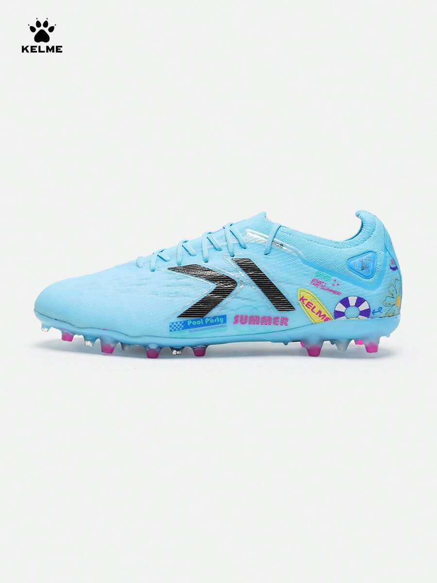 KELME Phantom 2.0 MG Short Spike High-End Football Shoes, Men, Natural & Artificial Grass, Professional Match & Daily Training - Water Blue - View 1