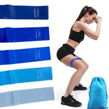 5pcs Resistance Bands Set, Ideal For Flexibility And Mobility Training, Suitable For Yoga, Pilates, Also For Resistance Training In Gymnastics And Dance, Gym Dumbbell - Multicolor - View 17
