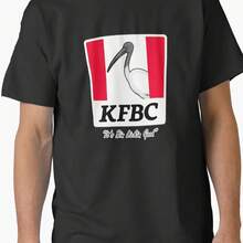 Printed T-Shirt For Men And Women - 黑色 - 查看 1