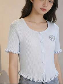 Women Tops - Black - View 4