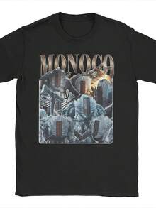 Men's 2026 Breathable Loose Fit Short Sleeve T-Shirt, Model E-E Xpedition 33 Monoco, A Fun Cotton Crew Neck T-Shirt For Men, A Great Clothing Gift Choice, Suitable For Home, Office, Parties, Meetings And Travel. - 黑色 - 查看 1